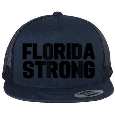 Florida Strong Usa America State Flat Bill Trucker Hat