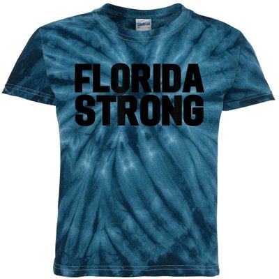 Florida Strong Usa America State Kids Tie-Dye T-Shirt