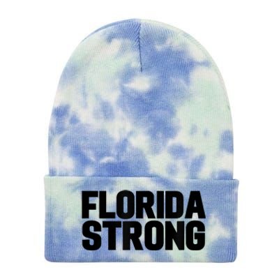 Florida Strong Usa America State Tie Dye 12in Knit Beanie