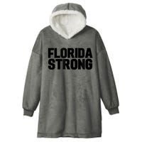 Florida Strong Usa America State Hooded Wearable Blanket