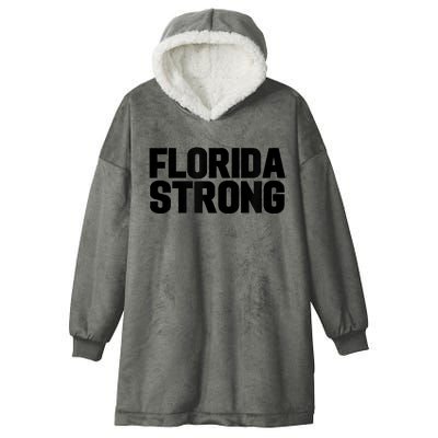 Florida Strong Usa America State Hooded Wearable Blanket