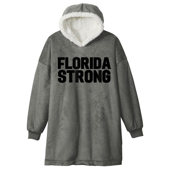 Florida Strong Usa America State Hooded Wearable Blanket