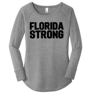 Florida Strong Usa America State Women's Perfect Tri Tunic Long Sleeve Shirt