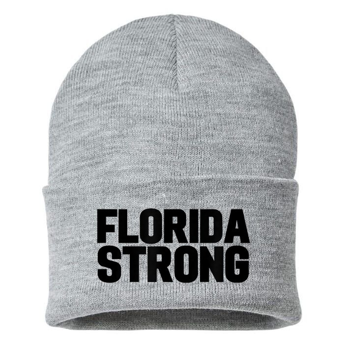 Florida Strong Usa America State Sustainable Knit Beanie