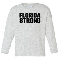 Florida Strong Usa America State Toddler Long Sleeve Shirt