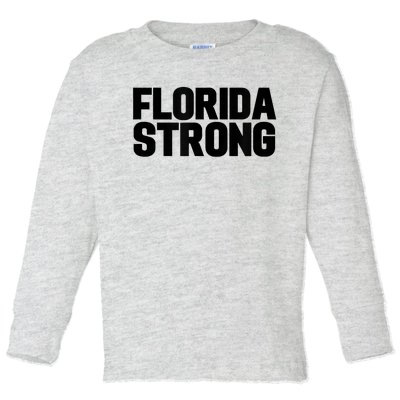 Florida Strong Usa America State Toddler Long Sleeve Shirt