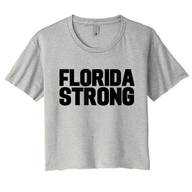 Florida Strong Usa America State Crop Top