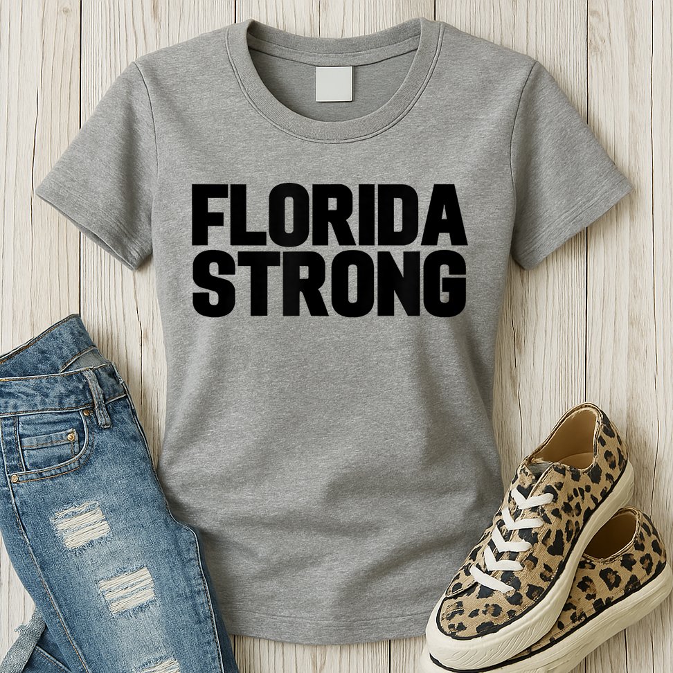 Florida Strong Usa America State Womens T-Shirt