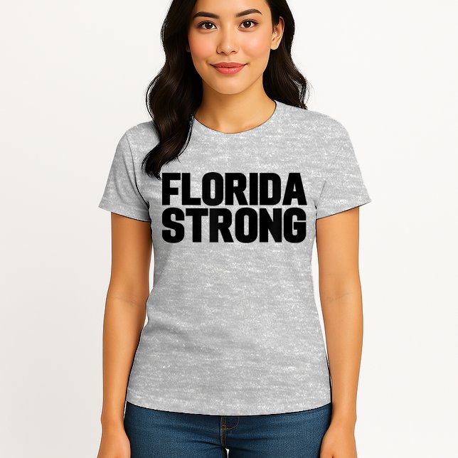 Florida Strong Usa America State Womens T-Shirt