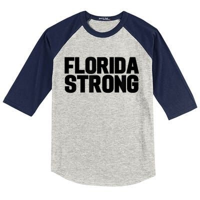 Florida Strong Usa America State Kids Colorblock Raglan Jersey