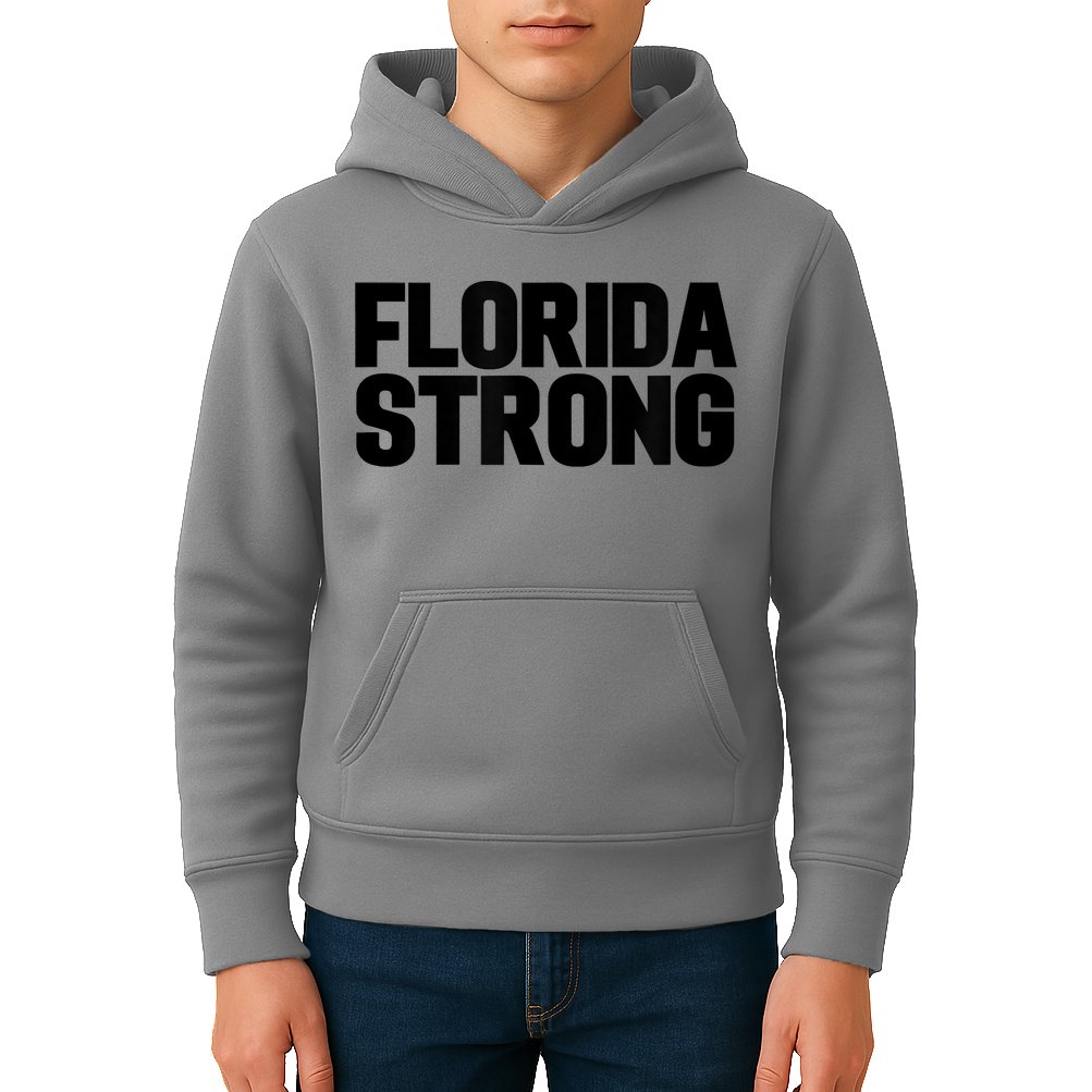Florida Strong Usa America State Kids Hoodie