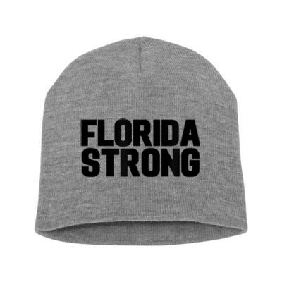 Florida Strong Usa America State Short Acrylic Beanie