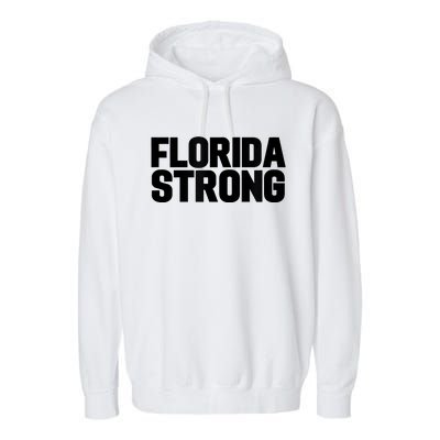 Florida Strong Usa America State Garment-Dyed Fleece Hoodie