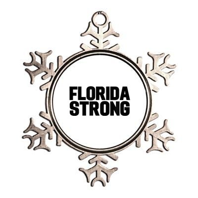 Florida Strong Usa America State Metallic Star Ornament