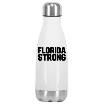 Florida Strong Usa America State Stainless Steel Insulated Water Bottle