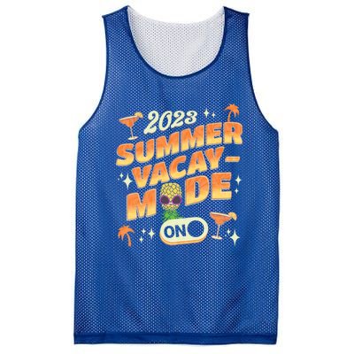 Funny Swinging Upside Down Pineapple Summer Vacay Mode On Great Gift Mesh Reversible Basketball Jersey Tank