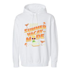 Funny Swinging Upside Down Pineapple Summer Vacay Mode On Great Gift Garment-Dyed Fleece Hoodie