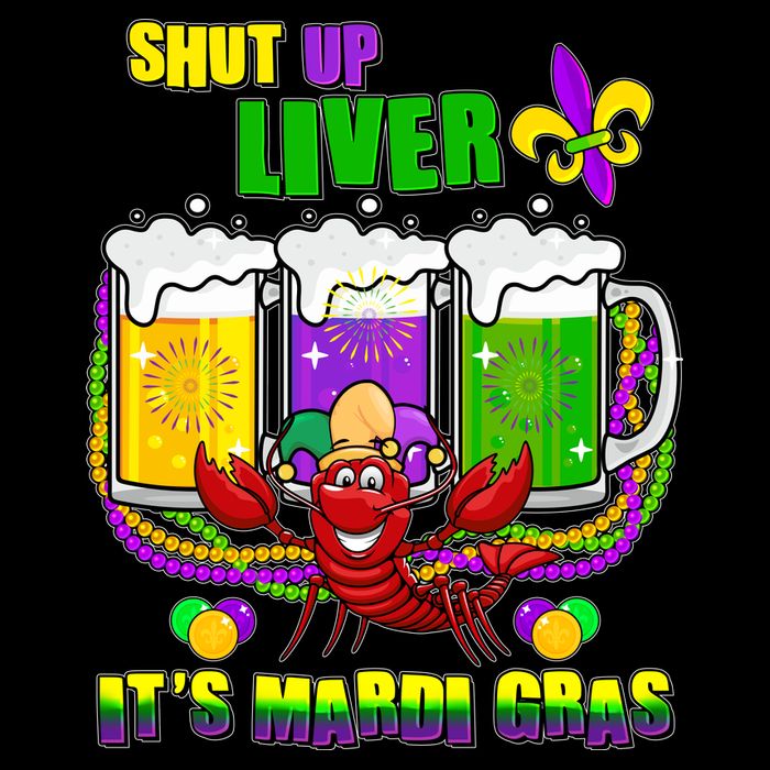 Funny Shut Up Liver It's Mardi Gras Wool Snapback Cap