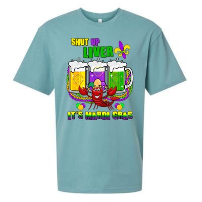 Funny Shut Up Liver It's Mardi Gras Sueded Cloud Jersey T-Shirt