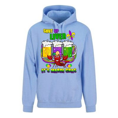 Funny Shut Up Liver It's Mardi Gras Unisex Surf Hoodie