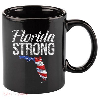 Florida Strong Usa 11oz C Handle Ceramic Mug