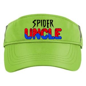 Funny Spider Uncle Matching Family Shirts Adult Drive Performance Visor