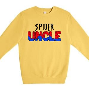 Funny Spider Uncle Matching Family Shirts Premium Crewneck Sweatshirt