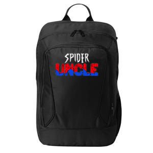 Funny Spider Uncle Matching Family Shirts City Backpack