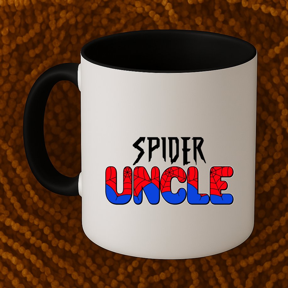Funny Spider Uncle Matching Family Shirts Mug