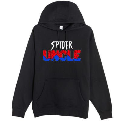 Funny Spider Uncle Matching Family Shirts Premium Pullover Hoodie