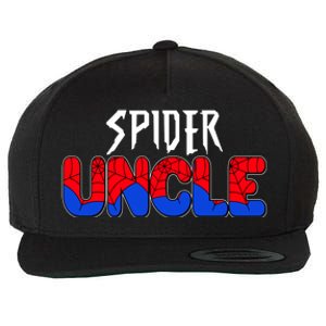 Funny Spider Uncle Matching Family Shirts Wool Snapback Cap