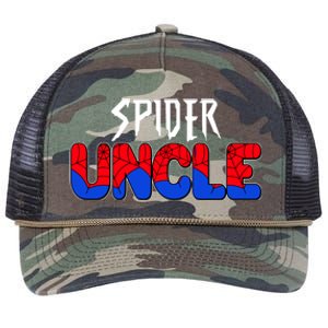 Funny Spider Uncle Matching Family Shirts Retro Rope Trucker Hat Cap