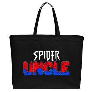 Funny Spider Uncle Matching Family Shirts Cotton Canvas Jumbo Tote