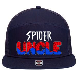 Funny Spider Uncle Matching Family Shirts 7 Panel Mesh Trucker Snapback Hat