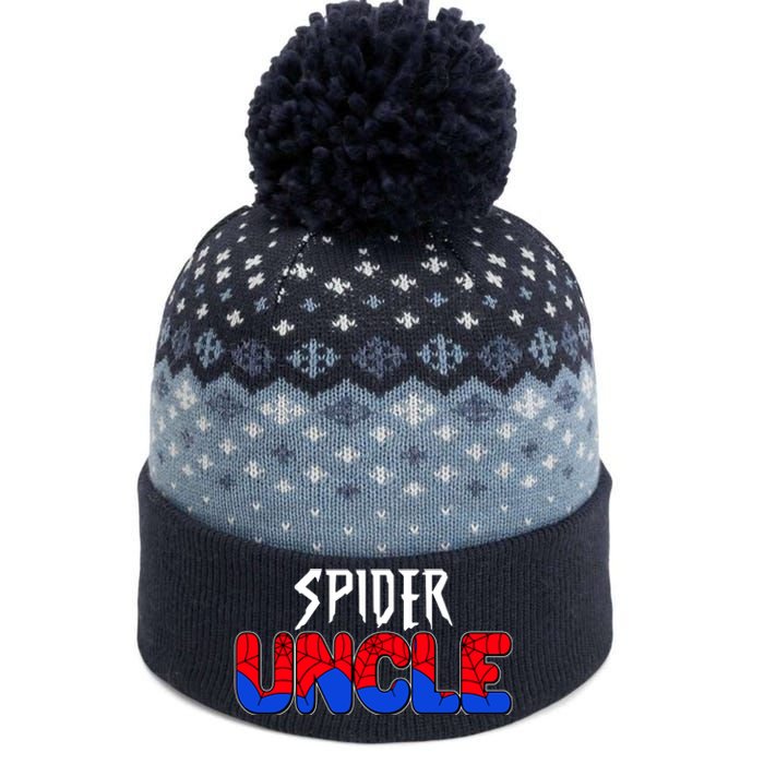 Funny Spider Uncle Matching Family Shirts The Baniff Cuffed Pom Beanie