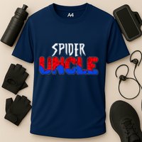 Funny Spider Uncle Matching Family Shirts Cooling Performance Crew T-Shirt