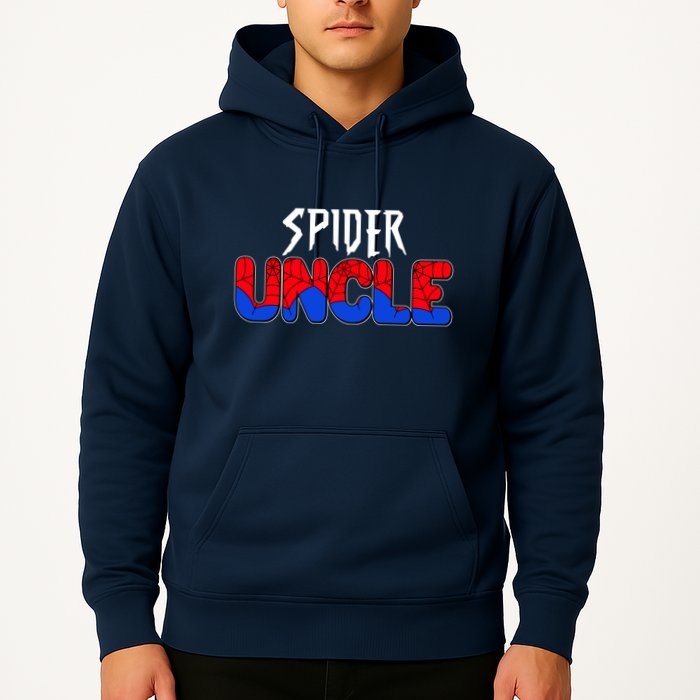 Funny Spider Uncle Matching Family Shirts Hoodie