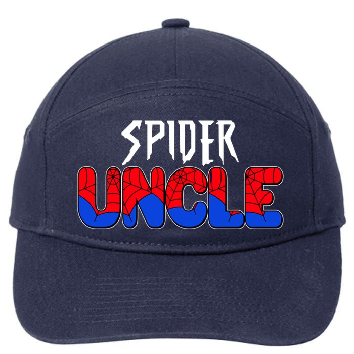 Funny Spider Uncle Matching Family Shirts 7-Panel Snapback Hat