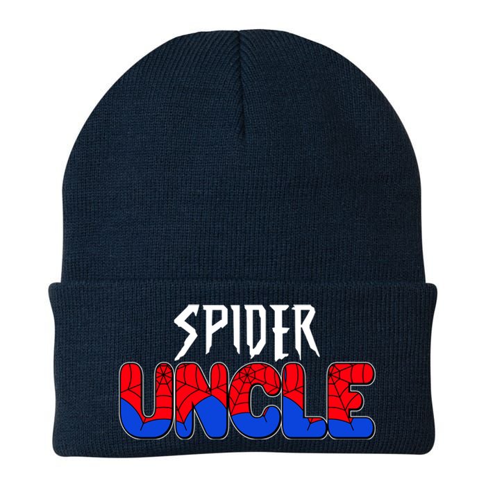 Funny Spider Uncle Matching Family Shirts Knit Cap Winter Beanie