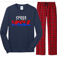 Funny Spider Uncle Matching Family Shirts Long Sleeve Pajama Set