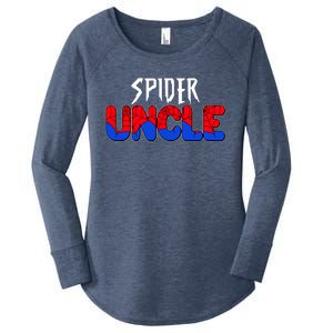 Funny Spider Uncle Matching Family Shirts Women's Perfect Tri Tunic Long Sleeve Shirt