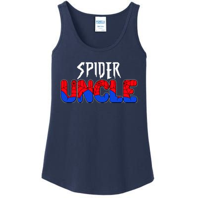 Funny Spider Uncle Matching Family Shirts Ladies Essential Tank