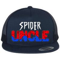 Funny Spider Uncle Matching Family Shirts Flat Bill Trucker Hat