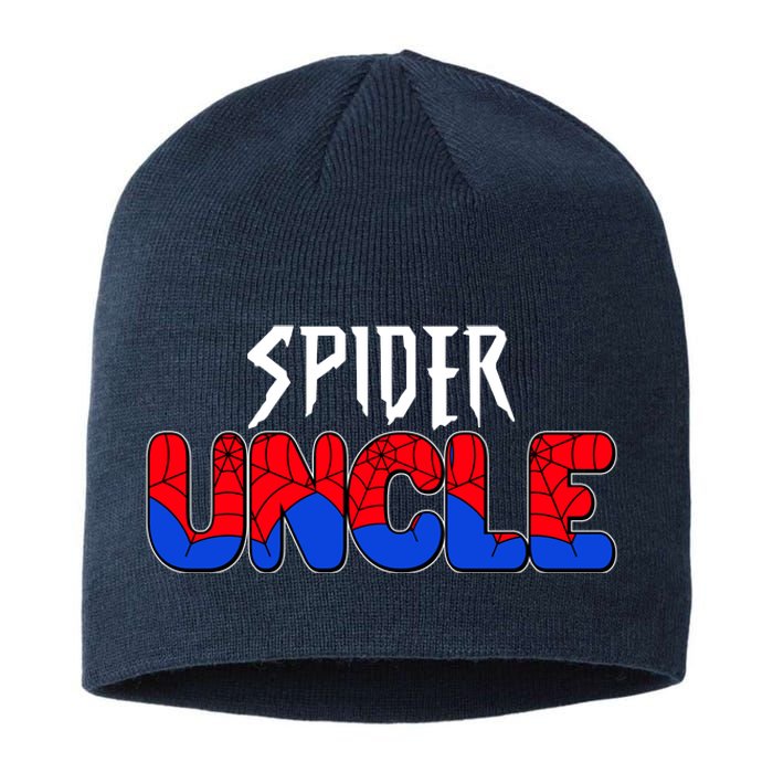 Funny Spider Uncle Matching Family Shirts Sustainable Beanie