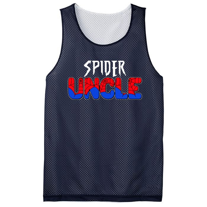 Funny Spider Uncle Matching Family Shirts Mesh Reversible Basketball Jersey Tank