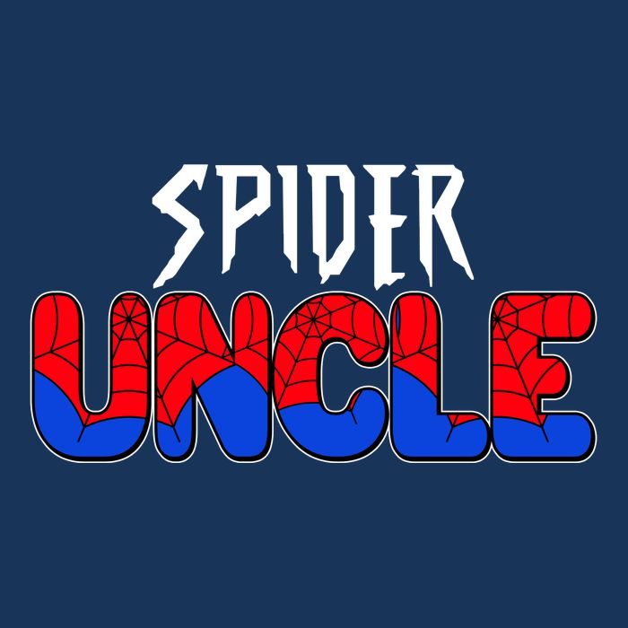 Funny Spider Uncle Matching Family Shirts Poster