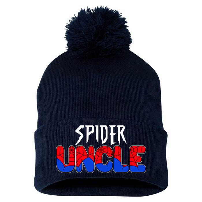 Funny Spider Uncle Matching Family Shirts Pom Pom 12in Knit Beanie