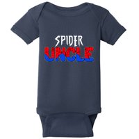 Funny Spider Uncle Matching Family Shirts Baby Bodysuit