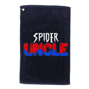 Funny Spider Uncle Matching Family Shirts Platinum Collection Golf Towel