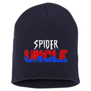 Funny Spider Uncle Matching Family Shirts Short Acrylic Beanie